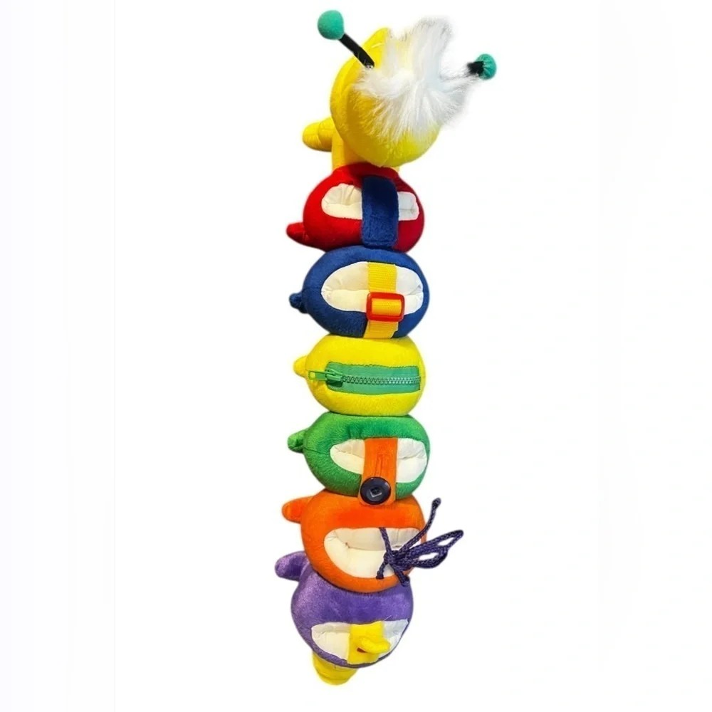 Discovery Toys 21” Caterpillar Dress-A-Pillar Plush Learning Toy 2000